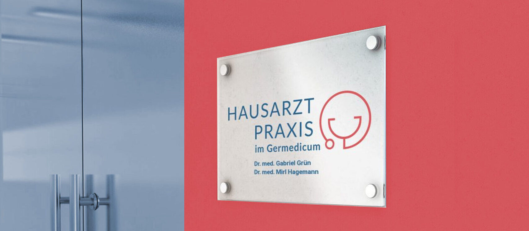 Eingangstür Hausarztpraxis Germedicum